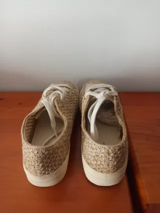 Zapatillas Stradivarius Beige/Blanco