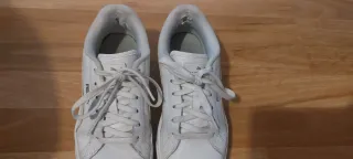 Tenis Puma Mujer Plataforma Blancos