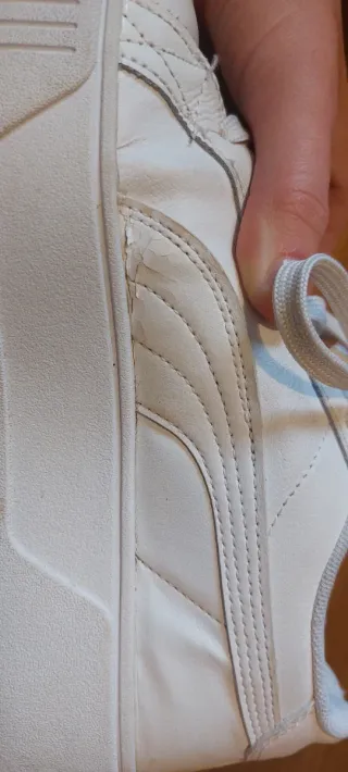 Tenis Puma Mujer Plataforma Blancos