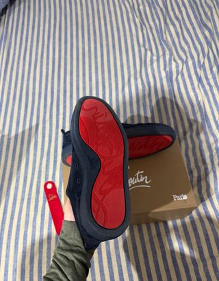 Zapatos Christian Louboutin Azul Marino