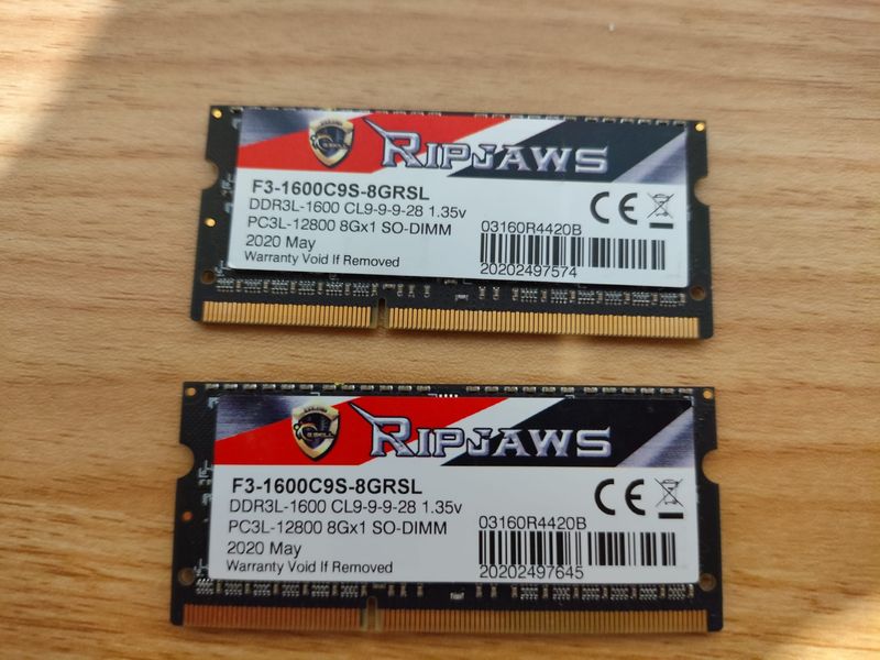 Memoria RAM G.Skill Ripjaws F3-1600C9S-8GRSL afbeelding 2
