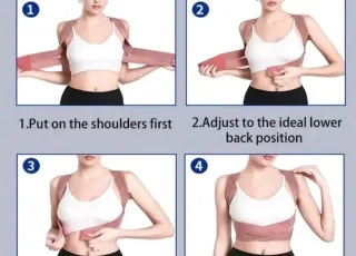 Corrector de Postura Espalda Rosa