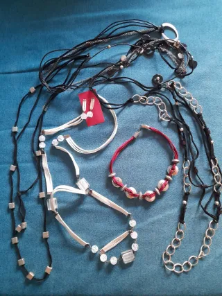 Lote di 5 collane artigianali