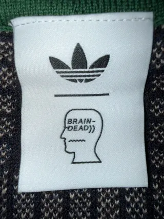 Adidas x Bran Dead knit polo.