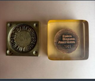 Colección Pisapapeles Banco Hispano Americano