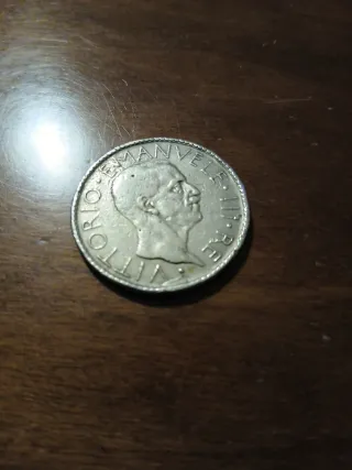 Moneta Littorio 1927 Vittorio Emanuele III