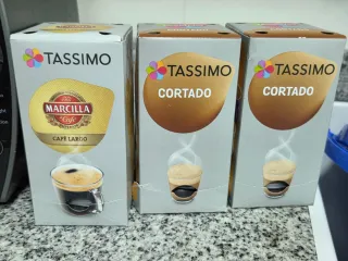 Cafetera Tassimo Bosch + Cápsulas Marcilla