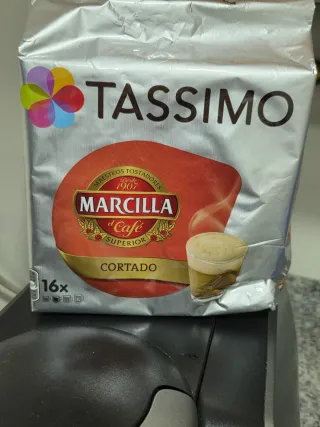 Cafetera Tassimo Bosch + Cápsulas Marcilla