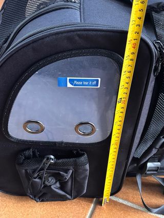 Mochila Transportín Extensible Pecute Negra