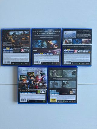 Pack 5 Juegos PS4: COD 4, LEGO, GTA V, Nioh...