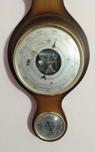 Barómetro y Termómetro de Pared