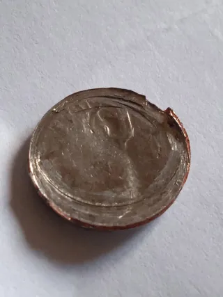 MONEDA MEDIO DOLAR.KENNEDY.ERROR MAL RECORTADA.