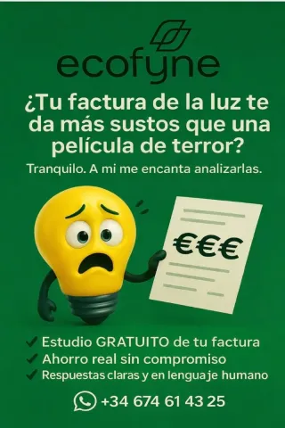 Reviso factura de luz GRATIS y sin compromiso