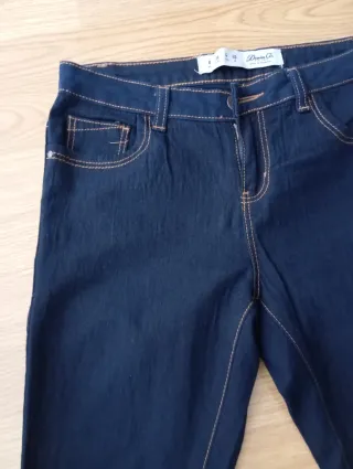 Talla 36 Vaqueros pitillo elásticos azul