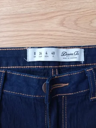 Talla 36 Vaqueros pitillo elásticos azul