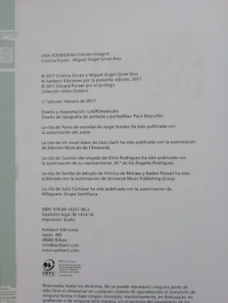 Una posibilidad. Edición integral