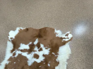 Alfombra imitación piel de vacuno