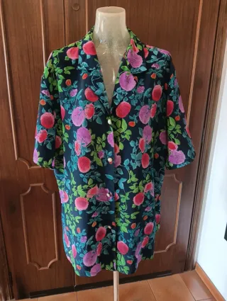 Camicia Marilyn fantasia floreale XXL