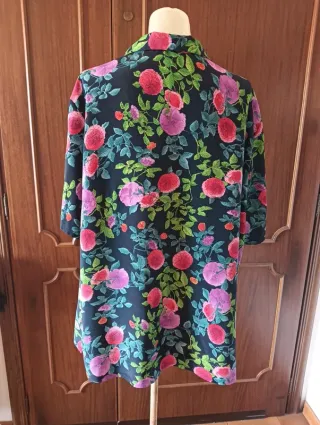 Camicia Marilyn fantasia floreale XXL