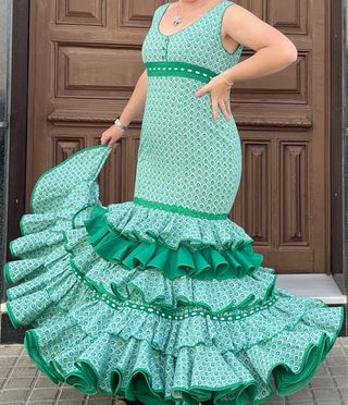 Traje de Flamenca Talla 42 44 46 Elástico