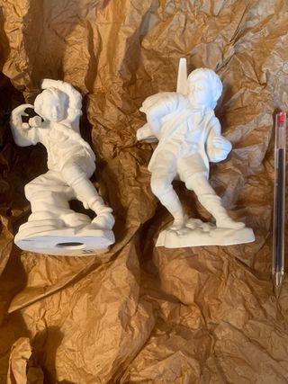 Figuritas de cerámica estilo antiguo