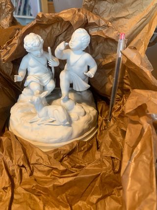 Figuritas de cerámica estilo antiguo