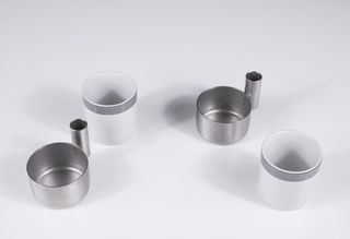 Set Morinox Tête-à-tête Caffè Inox/Porcellana
