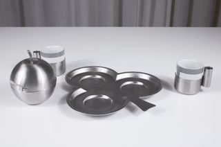Set Morinox Tête-à-tête Caffè Inox/Porcellana