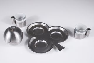 Set Morinox Tête-à-tête Caffè Inox/Porcellana