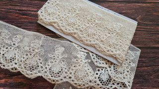 Antico pizzo  color avorio 315 cm