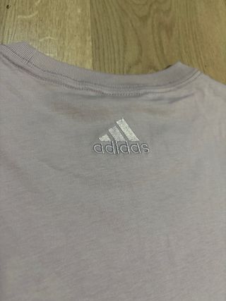 Camiseta Adidas Manga Corta Morada