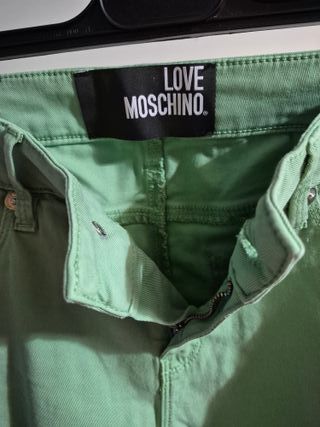 Pantalón Love Moschino Skinny Verde