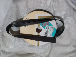 Bies perfilado raso gris 18mm