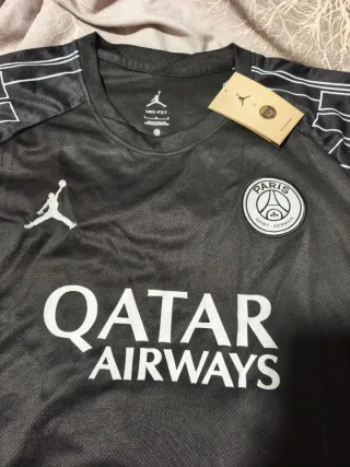 Camiseta Fútbol Negra