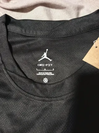 Camiseta Fútbol Negra