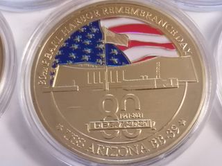 Monedas Pearl Harbor 12.7.1941