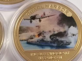 Monedas Pearl Harbor 12.7.1941