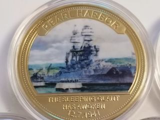 Monedas Pearl Harbor 12.7.1941