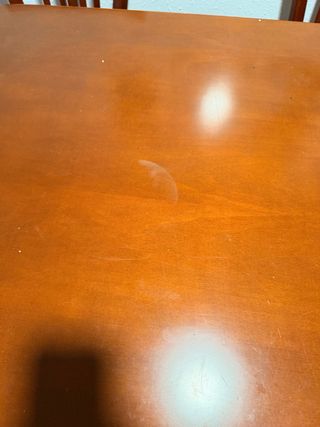 Mesa comedor extensible y 6 sillas a conjunto