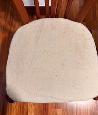 Mesa comedor extensible y 6 sillas a conjunto