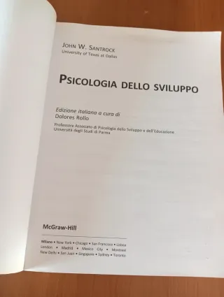 Libro. Psicologia dello sviluppo