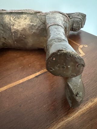 Cavallo arabo decorativo in metallo