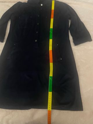 Vestido camisero azul marino Andamio 42-44