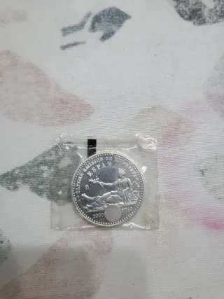 Moneda 2000 Pesetas 2001 Juan Carlos I y Sofía