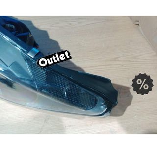 TG FAROS PARA FORD FIESTA 08-12 LUZ DIURNA FONDO NEGRO R1481