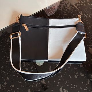 Bolso Misako Bicolor Negro y Blanco