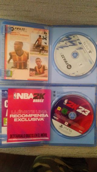 PS5 FIFA 22 e NBA 2K23