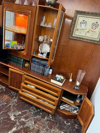 Muebles de salón modulares madera maciza