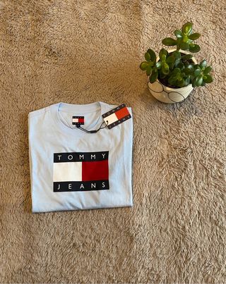 Camiseta Tommy Jeans Logo Bandera