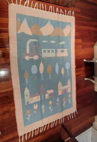 Alfombra infantil reversible 205x128